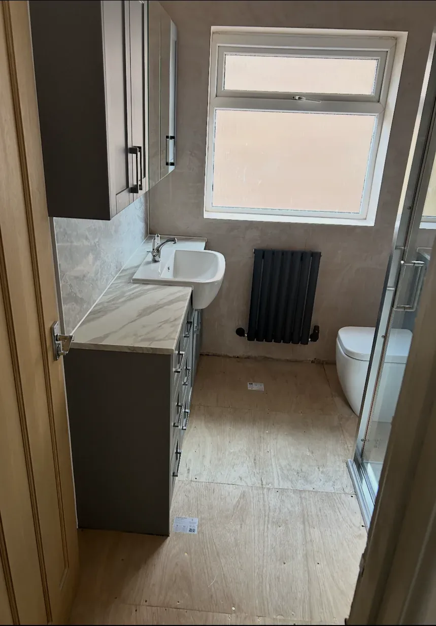 New bathroom suite installed by PHG