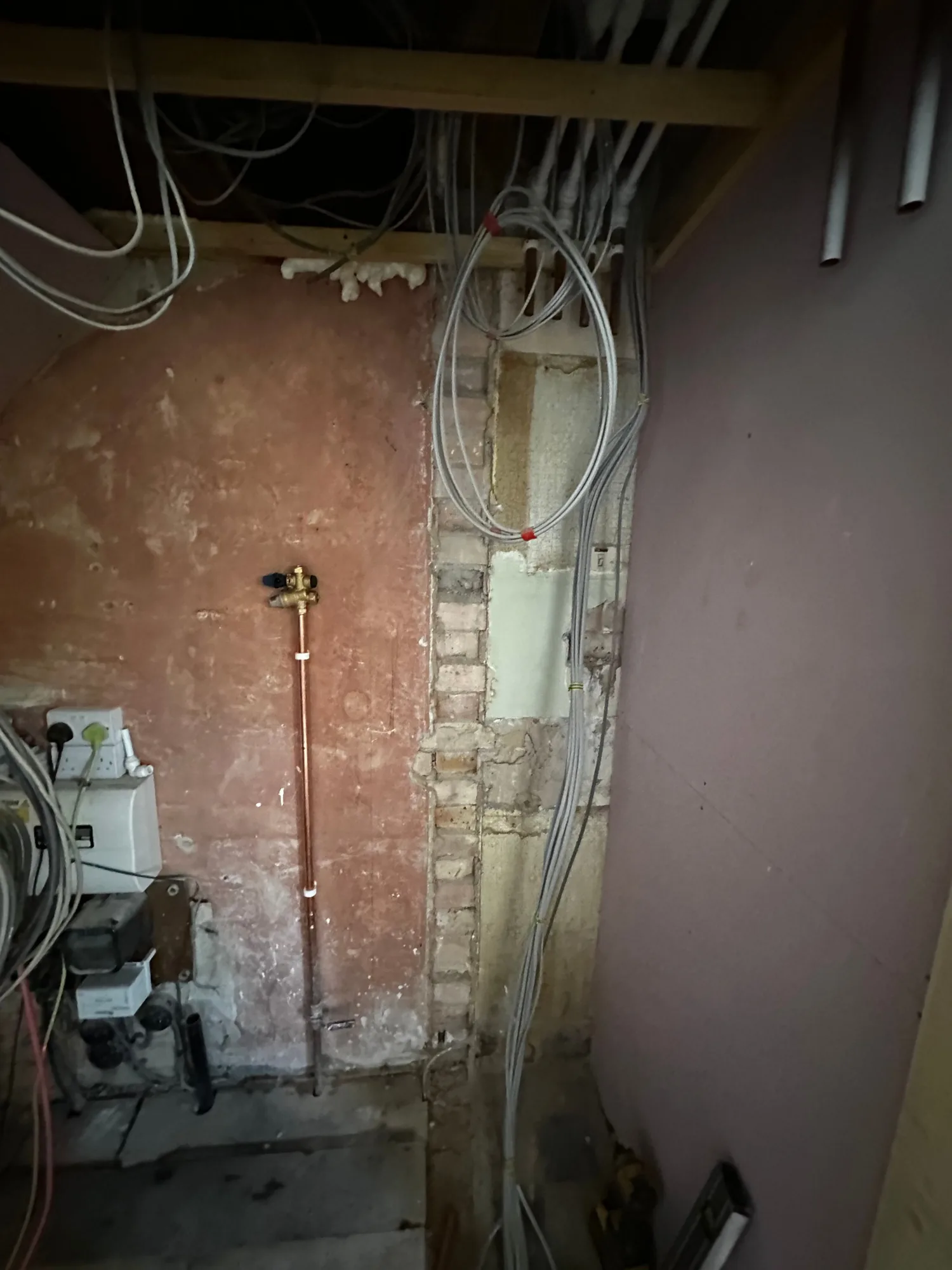 Copper pipework and plumbing first fix by PHG